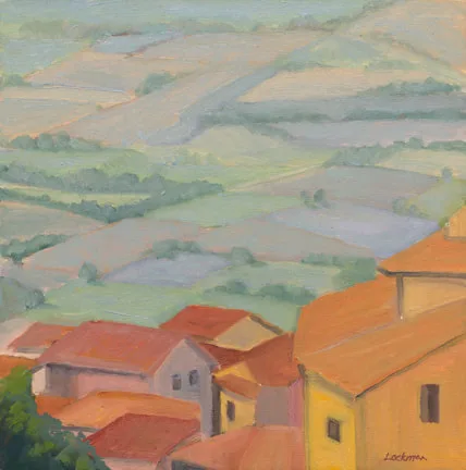 Below Cortona by Terry Lockman