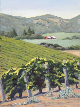 Carneros Morning by Terry Lockman