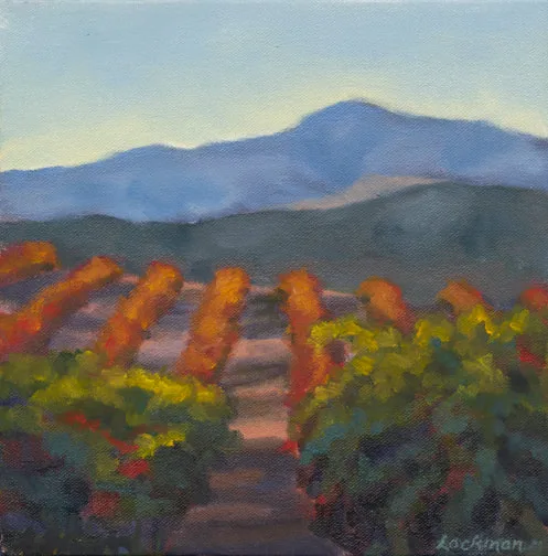 Fall Afternoon, West Dry Creek Road by Terry Lockman