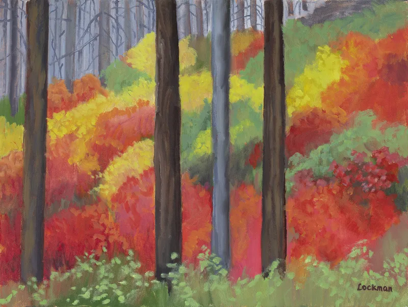 Image of Fall Color Glow Near Leavenworth
