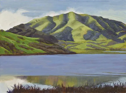 Late Winter Reflections Nicasio by Terry Lockman