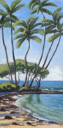 Palms at Orchid Bay by Terry Lockman