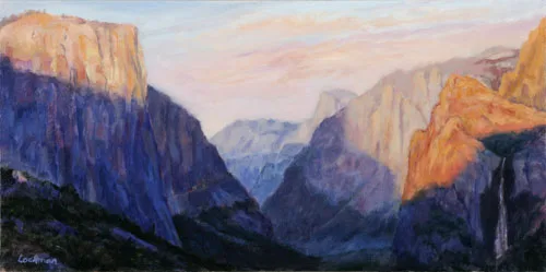 Fall Sunset, Yosemite Valley