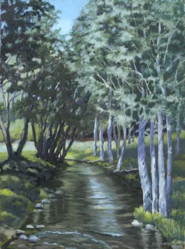 Summer Stream Idaho by Terry Lockman