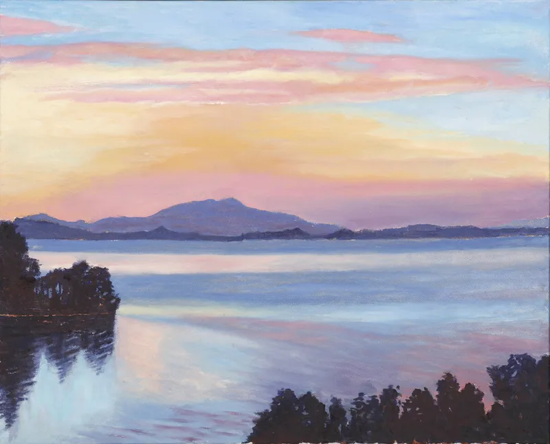 Summer Sunset, China Camp by Terry Lockman