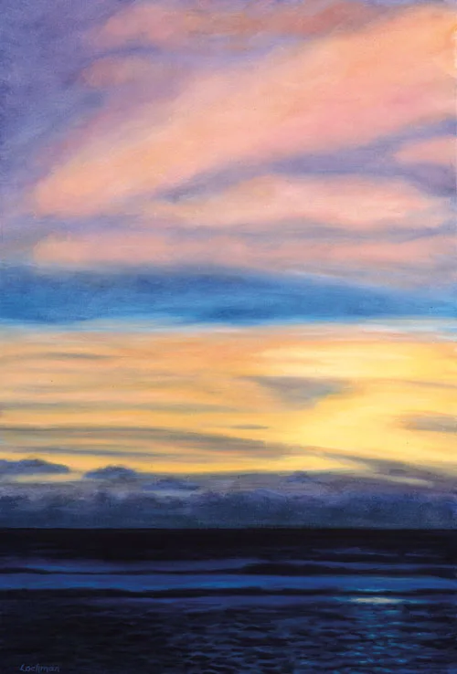 Sunset at L'awai Beach by Terry Lockman