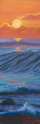 Sunset Waves by Terry Lockman