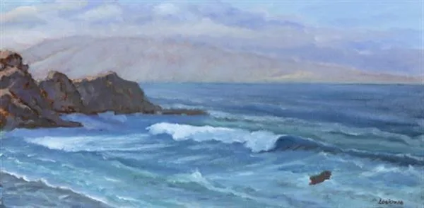 Winter at Punalau Beach Maui by Terry Lockman