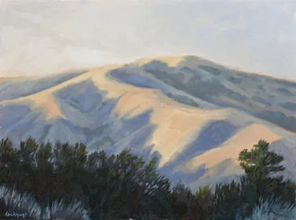 Winter Glow, Loma Alto Ridge by Terry Lockman