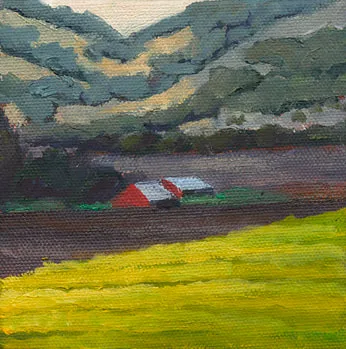 Winter in Carneros III by Terry Lockman