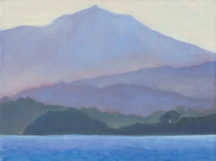 Winter Morning, Mt. Tam by Terry Lockman