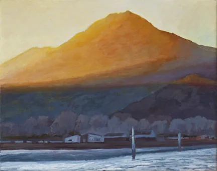 Winter Sunset, Mt. Tam by Terry Lockman